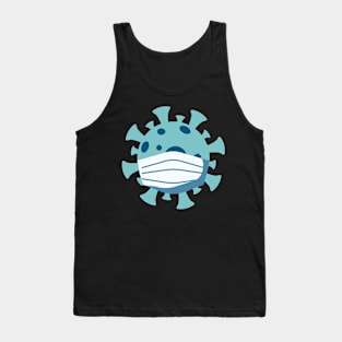 Corona Virus Covid-19 Illustration Tank Top